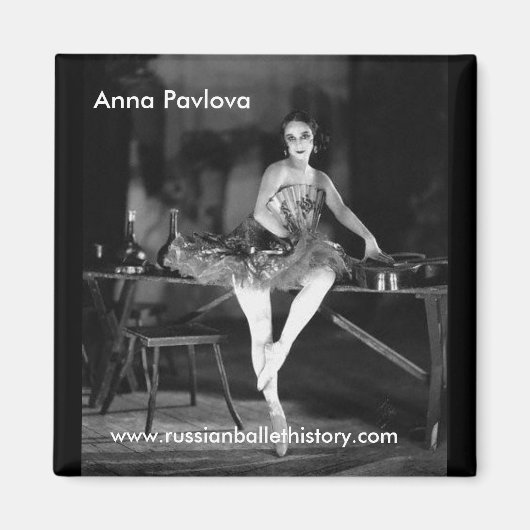 Anna Pavlova Magnet (Voorkant)