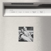 Anna Pavlova met haar huisdier zwaan Jack, c.1905 Magneet (Insitu (Vaatwasser))