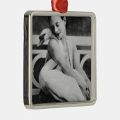 Anna Pavlova met haar huisvader Jack, c.1905 Metalen Ornament (Rechts)