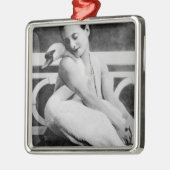 Anna Pavlova met haar huisvader Jack, c.1905 Metalen Ornament (Links)