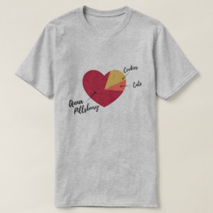 Anna Pillsbury Heart Pie Chart Shirt (Mannen)