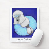 Anna Poolova Poodle Mousepad Muismat (Met muis)