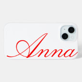Anna - prachtige iPhone Case (Achterkant (horizontaal))