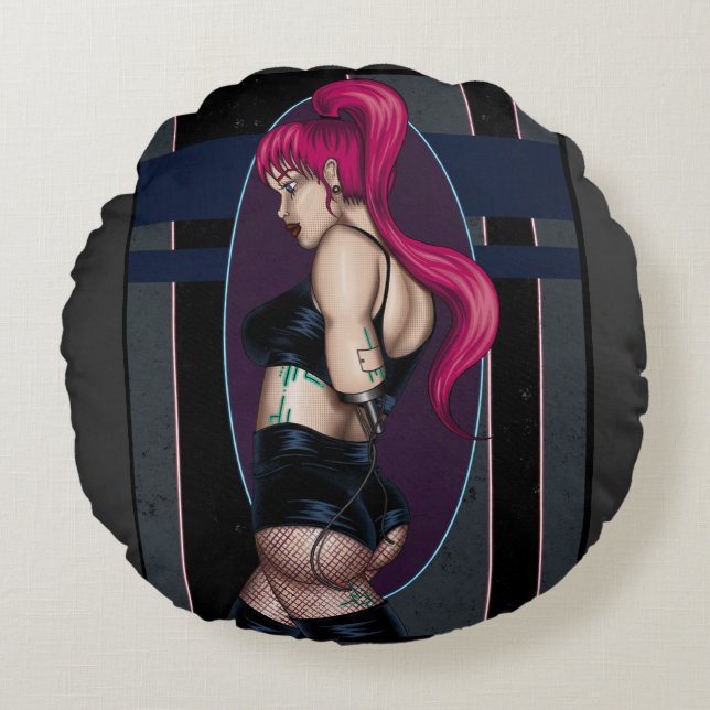 Anna Rond Kussen (Voorkant)