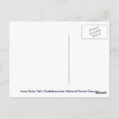 Anna Ruby Herfsten Georgia Briefkaart (Achterkant)