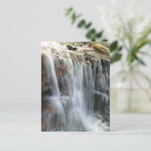 Anna Ruby Herfsten Helen Georgia waterval Briefkaart (Staand voorkant)