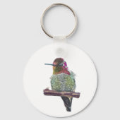 Anna’s Hummingbird sleutelhanger (Voorkant)
