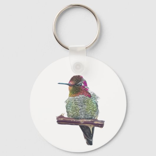 Anna’s Hummingbird sleutelhanger (Voorkant)