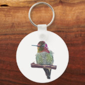 Anna’s Hummingbird sleutelhanger (Voorkant)