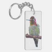 Anna’s kolibrie sleutelhanger (Voorkant Links)