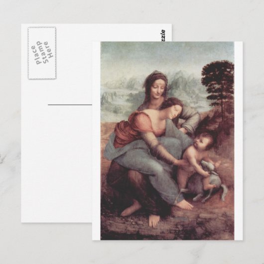 Anna Selbdritt Briefkaart (Voorkant / Achterkant)