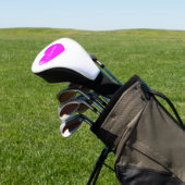 Anna, Sjabloon voor aangepaste naam, Feminine Pink Golfheadcover (Insitu)