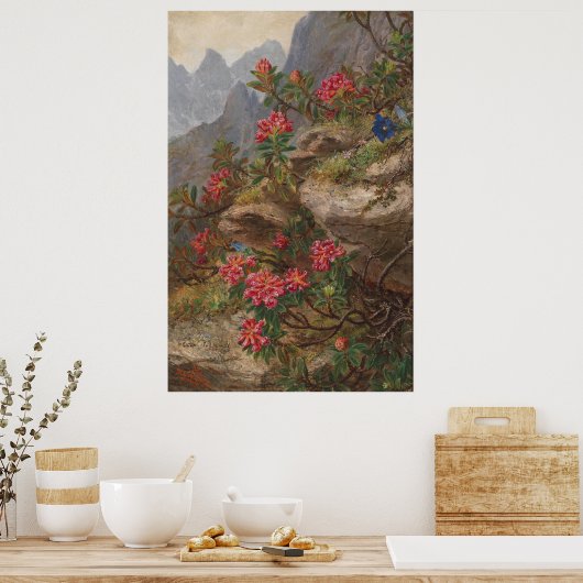 Anna Stainer-Knittel  Alpenbloemen Poster (Keuken)