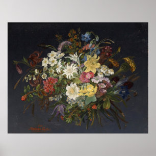 Anna Stainer-Knittel  Alpenbloemen Poster