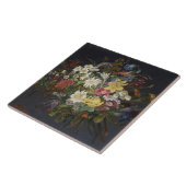 Anna Stainer-Knittel Alpenbloemen Tegeltje (Zijkant)