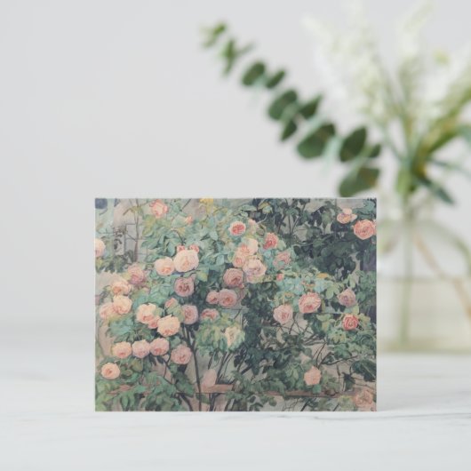 Anna Syberg  Rozen Briefkaart (Staand voorkant)