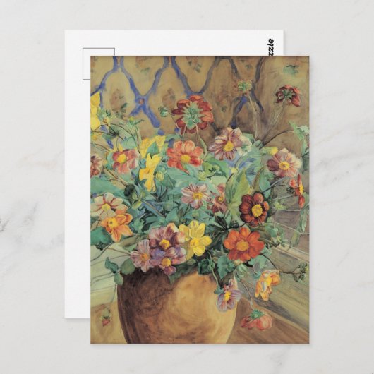 Anna Syberg  tak van de Apple Tree in Bloom Briefkaart (Voorkant / Achterkant)