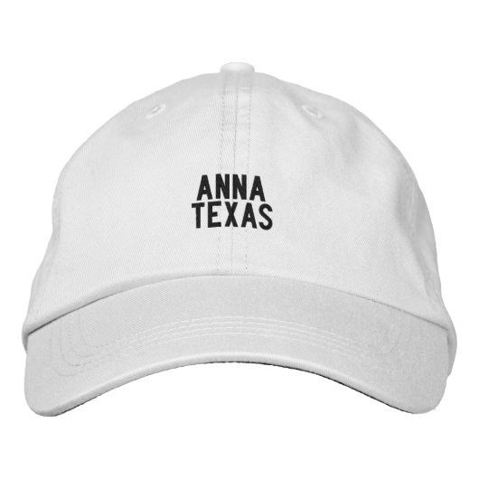 ANNA TEXAS Hoed Geborduurde Pet (Voorkant)