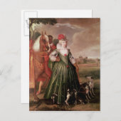 Anna van Denemarken, 1617 Briefkaart (Voorkant / Achterkant)