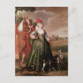 Anna van Denemarken, 1617 Briefkaart (Voorkant)