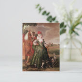 Anna van Denemarken, 1617 Briefkaart (Staand voorkant)