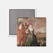 Anna van Denemarken, 1617 Magneet (Voorkant / Achterkant)