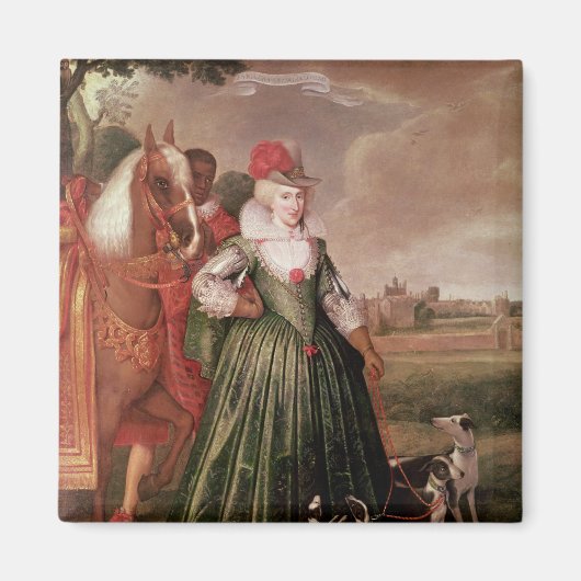 Anna van Denemarken, 1617 Magneet (Voorkant)