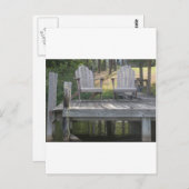 Anna van het meer dokstoelen briefkaart (Voorkant / Achterkant)