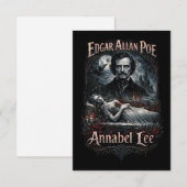 Annabel Lee Bedankkaart (Voorkant / Achterkant)