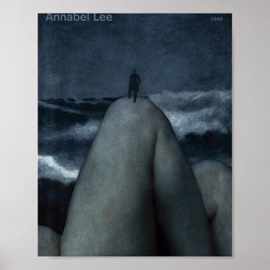 Annabel Lee - Edgar Allan Poe Gothic Poetry Litera Poster (Voorkant)
