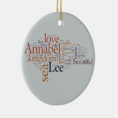 Annabel Lee Keramisch Ornament (Rechts)