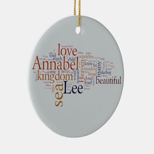 Annabel Lee Keramisch Ornament (Rechts)