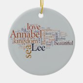 Annabel Lee Keramisch Ornament (Voorkant)