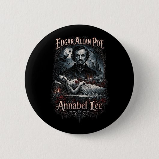 Annabel Lee Ronde Button 5,7 Cm (Voorkant)
