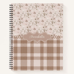 Annabella  Stoffig Roos Roze Deluxe Notitieboek