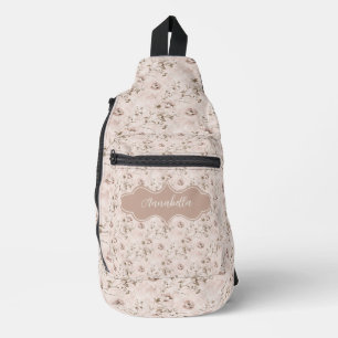 Annabella  stoffig Roos Roze Sling Bag