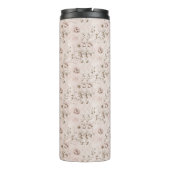 Annabella  stoffig Roos Roze Thermosbeker (Achterkant)