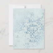 Annabelle  Crest Bloemen Verlovingsfeest Kaart (Achterkant)
