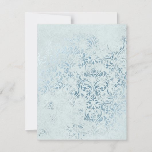 Annabelle Crest Bloemen Verlovingsfeest Kaart (Achterkant)