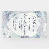 Annabelle Floral Crest Vrijgezellenfeest Welkom Spandoek (Horizontaal)