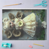 Annabelle gele jurk Kleuren Tissue Papier (Craft)