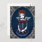 Annabelle Gothic Victoriaans Angel Briefkaart (Voorkant / Achterkant)