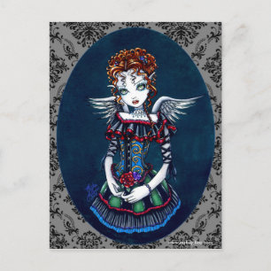 Annabelle Gothic Victoriaans Angel Briefkaart