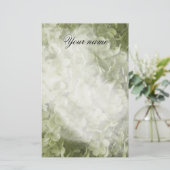 Annabelle Hydrangea Flower Briefpapier (Staand voorkant)