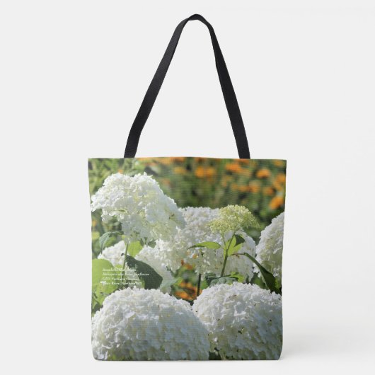 Annabelle Hydrangea Heliopsis False Sunflower Tote Bag (Voorkant)