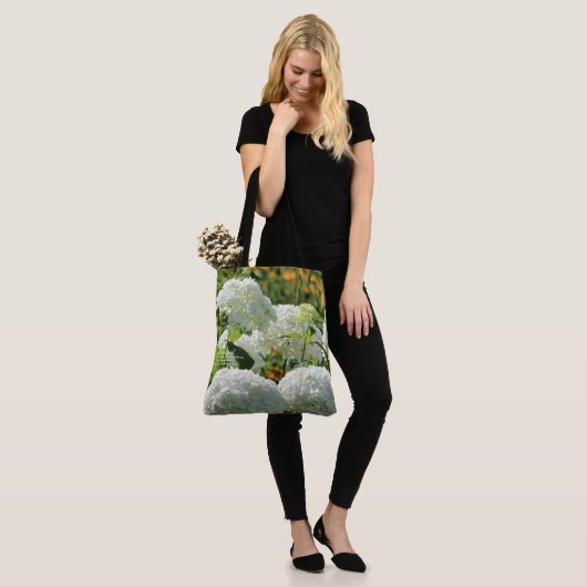 Annabelle Hydrangea Heliopsis False Sunflower Tote Bag (Op model)