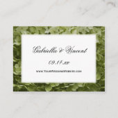 Annabelle Hydrangea Wedding Website Kaart (Voorkant)