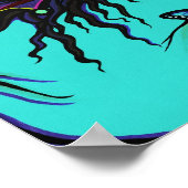 Annabelle & Jax Fairy Princess Dragon Fantasy Art Poster (Hoek)