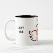 Annabelle Joy Creations Tweekleurige Koffiemok (Links)