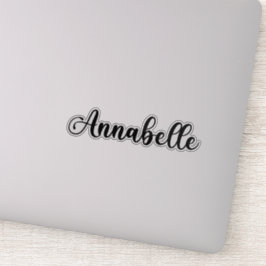 Annabelle Naam - Handgeschreven kalligrafie Sticker